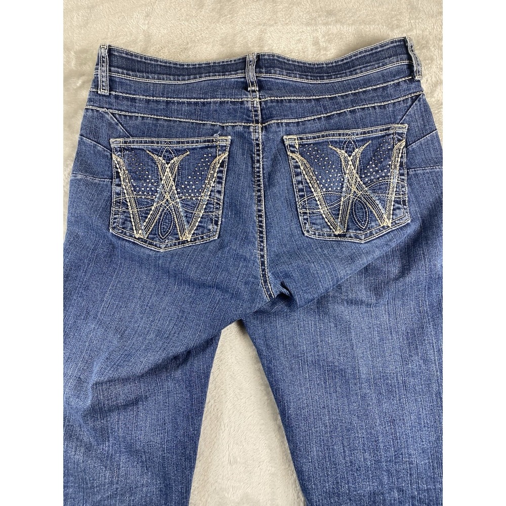 Wrangler‎ Q-Baby Ultimate Riding Jeans 11/12 x 32 Bootcut Western Dark Wash